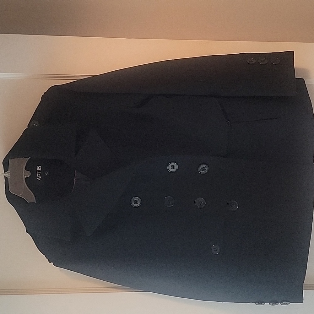 Apt. 9 Women's Classic Black Peacoat